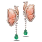 coral earrings
