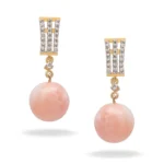 coral earrings