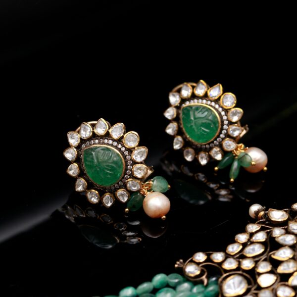 victorian emerald earrings