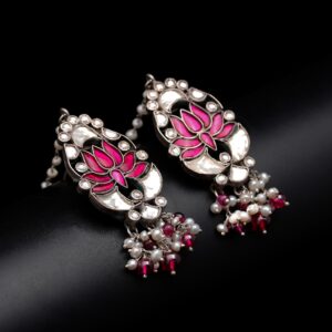 lotus earrings