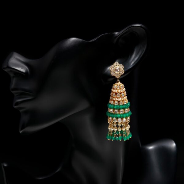 polki jhumkas