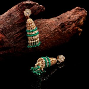 polki jhumkas
