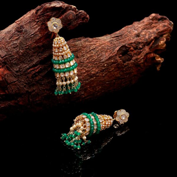 polki jhumkas