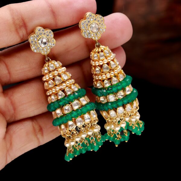 polki jhumkas