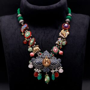 silver necklace