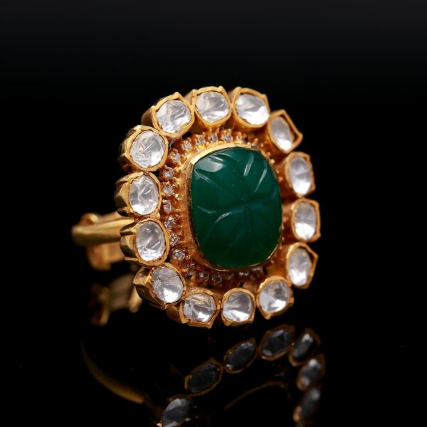 silver blossom ring