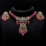 silver choker set
