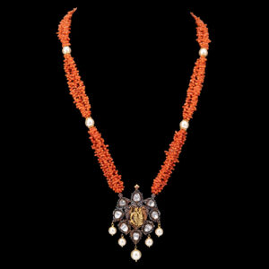 Radha Krishna Coral Elegance